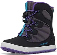 Buty dla dziewczynek - Merrell Buty dziecięce unisex Snow Bank 4.0 WTRPF, Czarny fioletowy turq, 32 EU - miniaturka - grafika 1