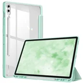 Długopisy - FINTIE Fintie hybrydowe wąskie etui do Samsung Galaxy Tab S9 FE+ Plus/Galaxy Tab S9+ Plus 12,4" 2023 z uchwytem na długopis S, odporne na wstrząsy etui z przezroczystą tylną powłoką, automatyczne - miniaturka - grafika 1