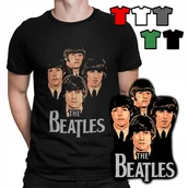 Koszulki męskie - KOSZULKA T-SHIRT MĘSKI WZORY WYBÓR - THE BEATLES ROCK METAL MUZYKA - L - miniaturka - grafika 1