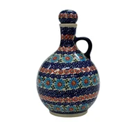 Karafki - Ceramiczna butelka kula Ceramika Bolesławiec - miniaturka - grafika 1