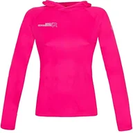 Koszulki i topy damskie - Rock Doświadczenie REWC02101 Zodiak Hoodie Długa koszulka damska Beetroot Purple XXL - miniaturka - grafika 1