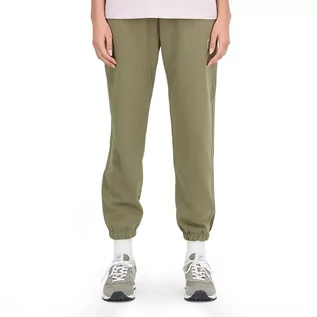 Spodnie sportowe damskie - Spodnie New Balance WP33508CGN - zielone - grafika 1