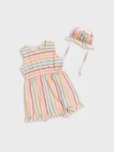 Czapki dla dzieci - Sinsay - Komplet: rampers i czapka - wielobarwny - miniaturka - grafika 1