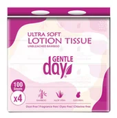Chusteczki do higieny intymnej - Gentle Day Chusteczki bambusowe z aloesem i gliceryną 4 x 100 szt. - chusteczki - miniaturka - grafika 1