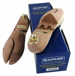 Drewniane prawidła cedrowe saphir r. 44 - Środki do obuwia i ubrań - miniaturka - grafika 1