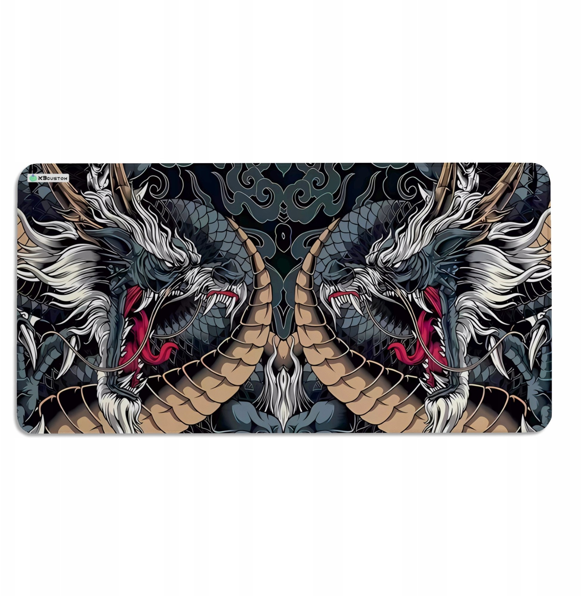 Podkładka KBcustom DUŻA PODKŁADKA MATA POD MYSZKĘ MYSZ 120x60cm XXXL KBcustom Biurko Dragon 65