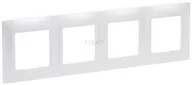 Klawisze i ramki - Legrand Ramka poczwórna Niloe Selection 762064 perła - miniaturka - grafika 1