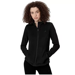 4F Damska bluza polarowa Z22 PLD350, czarny, xxl - Bluzy damskie - miniaturka - grafika 1