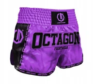 Kimona, stroje i obuwie - Octagon Spodenki Muay Thai Legion Future Premium Fioletowe S - miniaturka - grafika 1