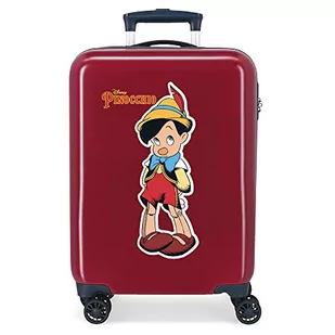 Disney Pinocchio walizka kabinowa czerwona 38 x 55 x 20 cm sztywny ABS zamek szyfrowy z boku 34 l 2 kg 4 podwójne koła - Walizki - miniaturka - grafika 1