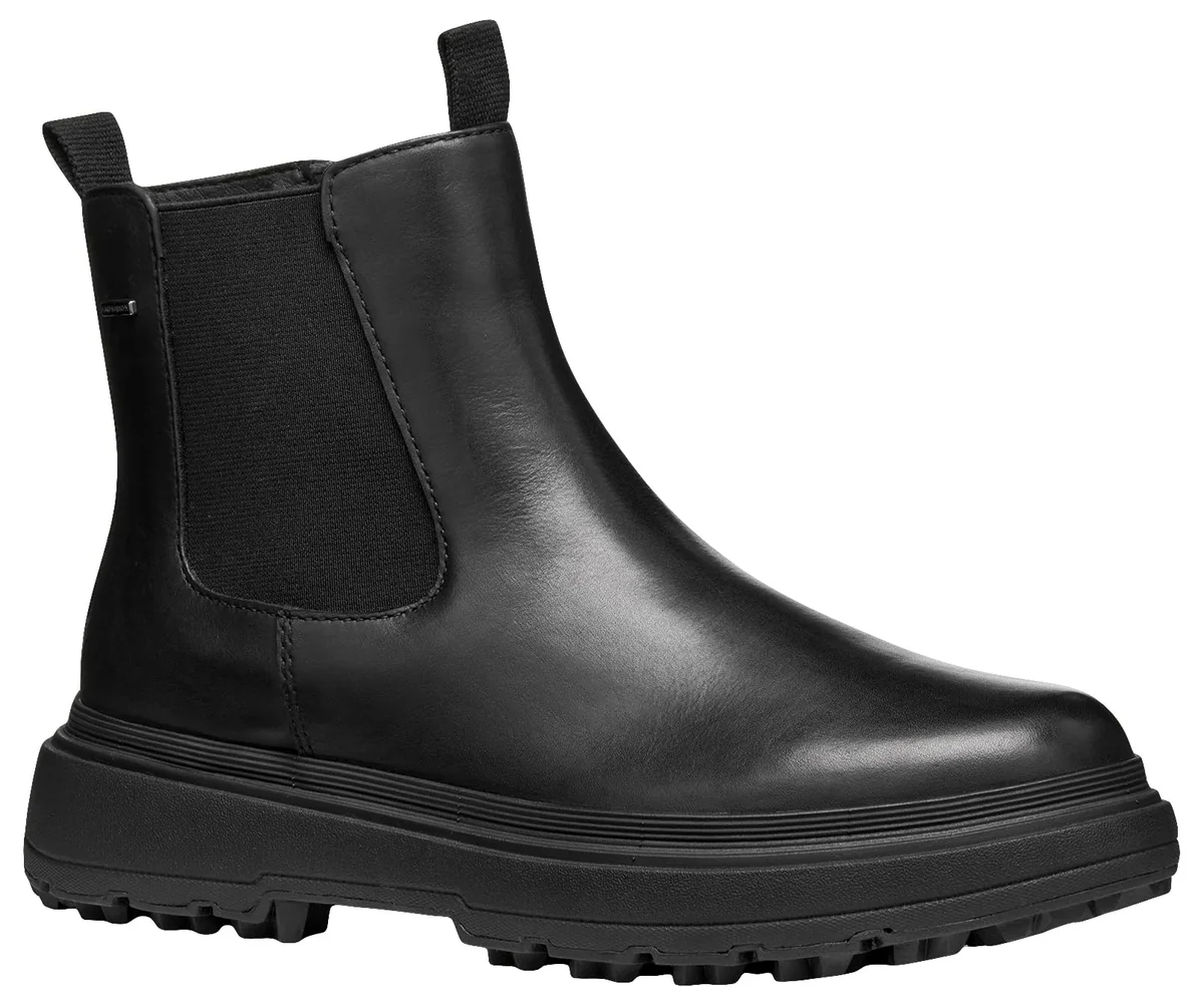 Geox Damskie buty D LAMIDIE + Grip ABX Ankle Boot, czarne, 39 EU, czarny, 39 EU