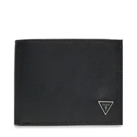 Portfele - Duży Portfel Męski Guess SMCSLE LEA24 Czarny - miniaturka - grafika 1