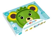 Miseczki i talerzyki dla dzieci - TALERZYK SILIKONOWY FROOTIMALS BUBBA TROPIBEAR ANTY-POŚLIZGOWY - miniaturka - grafika 1