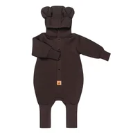 Kombinezony dla dzieci - Kombinezon Uszaty Czekolada Zzz for Kids by Zezuzulla rozmiar 110 - miniaturka - grafika 1
