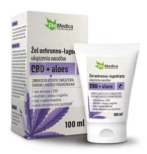 EKAMEDICA SP. Z O.O. S.K. EkaMedica żel ochronno-łagodzący CBD + aloes 100 ml 7085185 - Żele i maści lecznicze - miniaturka - grafika 1