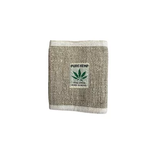 Portfel z konopi naturalnie szary PURE HEMP - Portfele - miniaturka - grafika 1