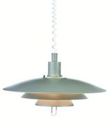 Lampy sufitowe - Markslojd Szara lampa wisząca KIRKENES na regulowanej lince - miniaturka - grafika 1