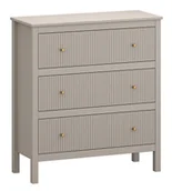 Komody - Nowoczesna komoda z trzema szufladami w kolorze taupe Z1-F29 - miniaturka - grafika 1