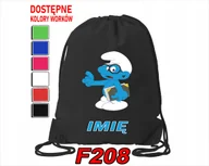 Worki na buty - WOREK SZKOLNY NA WF SPORTOWY NA BUTY DLA DZIECI WYBRANE WZORY- IMIĘ - miniaturka - grafika 1