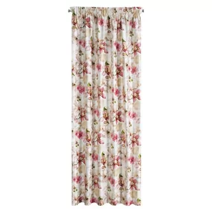 Eurofirany Zasłona Lillie welwet na taśmie 140x270 Różowa ex-zas-lillie-be+ró-140x270-t - Zasłony - miniaturka - grafika 1