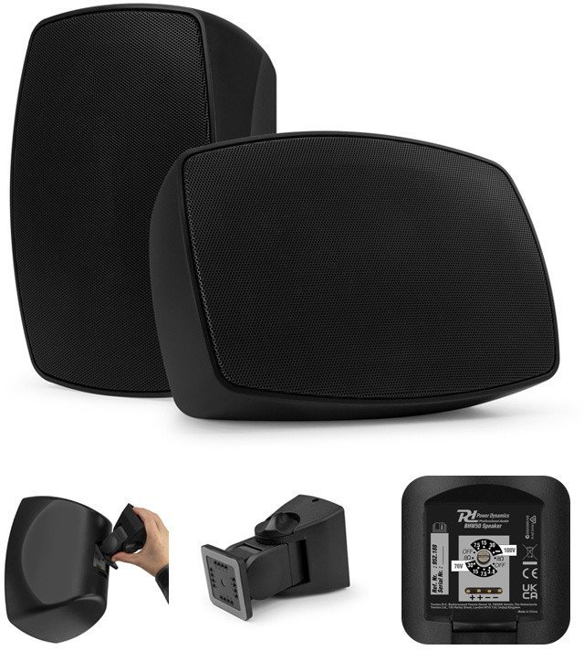 Power Dynamics Zestaw kolumn instalacyjnych BHW50BK 5