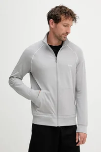 BOSS bluza lounge kolor szary gładka 50515307 - Bluzy męskie - miniaturka - grafika 1