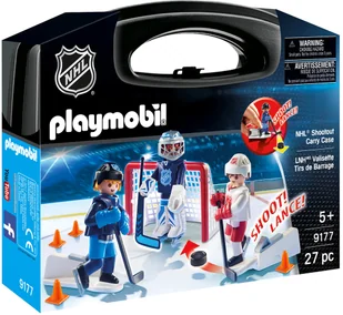 Zestaw figurek Playmobil Ncl Shootout Carry Case z akcesoriami 27 elementów - Figurki dla dzieci - miniaturka - grafika 1