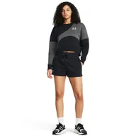 Spodenki damskie - Damskie spodenki dresowe Under Armour UA Icon Fleece Boxer Shorts - czarne - miniaturka - grafika 1