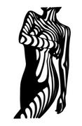 Obrazy i zdjęcia na płótnie - Obraz Ażurowy Dekoracja Ścienna 3D Kobieta C107 - miniaturka - grafika 1