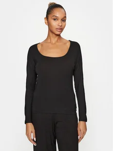 Calvin Klein Underwear Koszulka piżamowa 000QS7006E Czarny Regular Fit - Piżamy damskie - miniaturka - grafika 1