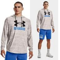 Bluzy męskie - Bluza fitness męska UNDER ARMOUR Rival Terry z kapturem - miniaturka - grafika 1