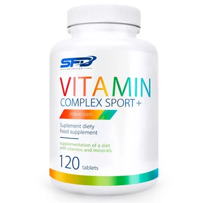 SFD SFD Vitamin Complex Sport+ witaminy i minerały, 120 tabletek >> WYSYŁKA W 24H <<
