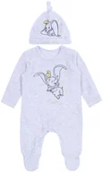 Pajacyki dla niemowląt - Ciepły, Szary Pajac + Czapeczka Dumbo Disney - miniaturka - grafika 1