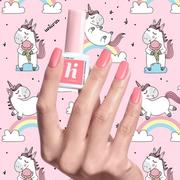 Lakiery hybrydowe - Hi Hybrid Unicorn, lakier hybrydowy 213 Mild Pink, 5 ml - miniaturka - grafika 1