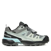 Buty trekkingowe damskie - Trekkingi Salomon X Ultra 360 Gore-Tex L47742500 Szary - miniaturka - grafika 1