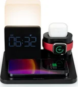 Zegary - Thomson Thomson Stacja ładująca 3w1 Budzik Lampka nocna - miniaturka - grafika 1