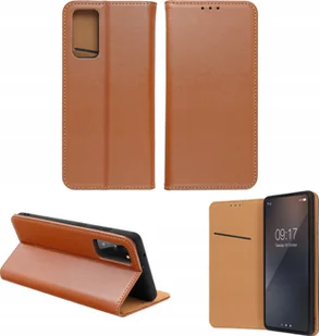 OEM Kabura SMART PRO Book skórzana do IPHONE 16 brązowy - Etui i futerały do telefonów - miniaturka - grafika 1