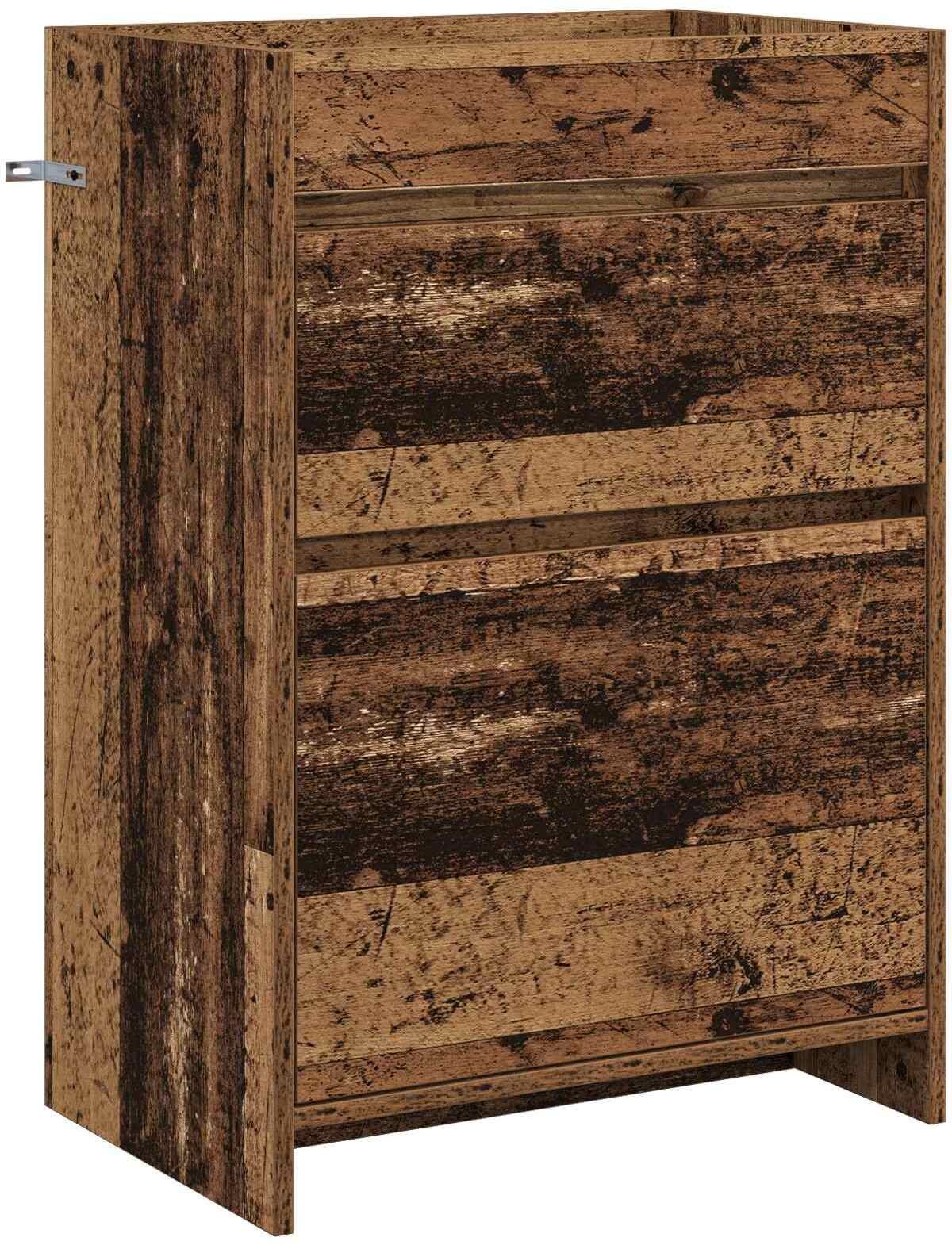 vidaXL vidaXL Szafka pod zlewem w łazience Stare drewno 56 x 37,5 x 81 cm