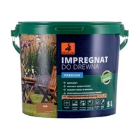 Farby i impregnaty do drewna - DRAGON Impregnat akrylowy do drewna PREMIUM 5 l dąb - miniaturka - grafika 1