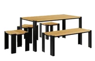 Meble ogrodowe - Komplet mebli ogrodowych 150cm R8-G19 - miniaturka - grafika 1