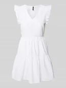 Sukienki - Sukienka casualowa o luźnym kroju z dodatkiem bawełny model ‘FANNI’ - miniaturka - grafika 1