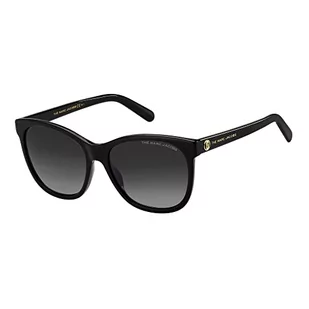 Marc Jacobs Damskie okulary przeciwsłoneczne Marc 527/s, czarne/szare shaded, 57/17/145, Czarny/szary Shaded, 57/17/145 - Okulary przeciwsłoneczne - miniaturka - grafika 1