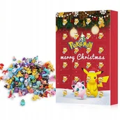 Ozdoby bożonarodzeniowe - Kalendarz adwentowy dla dzieci figurki POKEMON 24szt. PREZENT SWIĄTECZNY - miniaturka - grafika 1