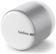 Systemy inteligentnych domów - Tedee Lock GO 2 TLV2.0A srebrny z białym przyciskiem - miniaturka - grafika 1