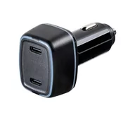 Ładowarki samochodowe - Vivanco 63198 Super Fast PD Car Charger 54W - miniaturka - grafika 1