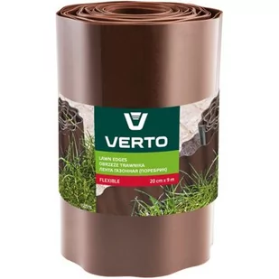 VERTO Obrzeże do trawników VERTO 15G515 Brązowy 20 cm x 9 m) - Ogrodzenia - miniaturka - grafika 2