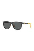 Okulary przeciwsłoneczne - Emporio Armani okulary przeciwsłoneczne dziecięce kolor czarny 0EK4184 - miniaturka - grafika 1