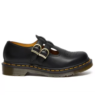 Glany damskie - Buty Dr Martens 8065 Mary Jane Smooth Leather 12916001 - czarne - grafika 1