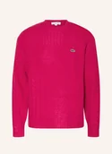 Swetry męskie - Lacoste Sweter rot - LACOSTE - miniaturka - grafika 1