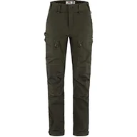 Spodnie damskie - Fjällräven Damskie spodnie Forest Hybrid Trousers W, ciemny leśny zielony, 46, Ciemna zieleń leśna., 46 - miniaturka - grafika 1